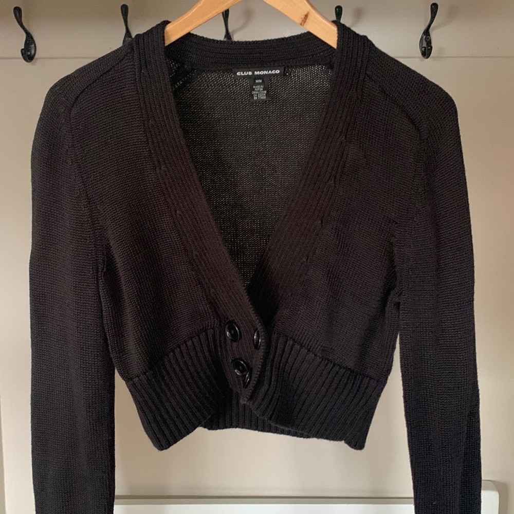 Club Monaco crop Cardigan - M